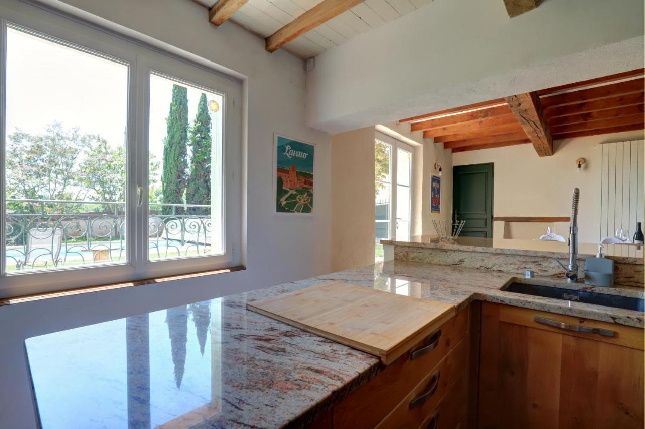 Gite La Grappe Occitane - 14 Personnes - Piscine Privee Ambres 外观 照片