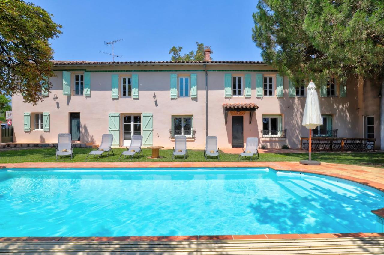 Gite La Grappe Occitane - 14 Personnes - Piscine Privee Ambres 外观 照片