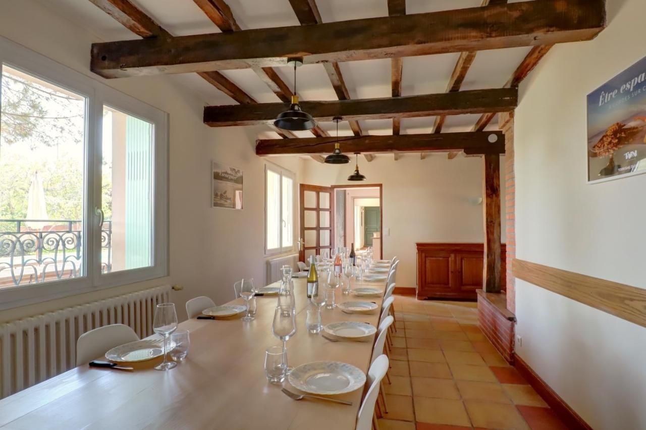 Gite La Grappe Occitane - 14 Personnes - Piscine Privee Ambres 外观 照片